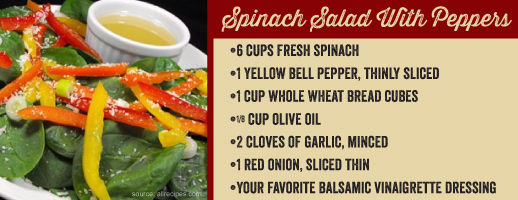 Spinach-with-Peppers