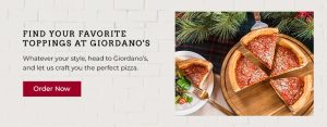 Find Your Favorite Toppings at Giordano's
