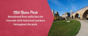 Mill Ruins Park in Minneapolis