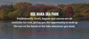 Bde Maka Ska Park in Minneapolis