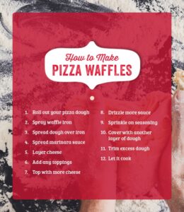 how to make pizza waffles