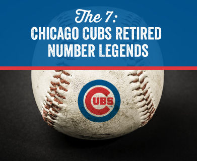 Cubs Retired Jersey Number Legends