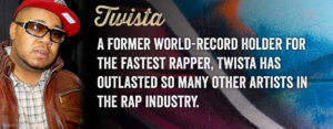 A Former World-record holder for the fastest rapper, Twista has outlasted so many other artist in the rap industry.