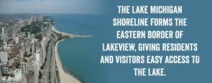 The Lake Michigan Shoreline Forms the Eastern Border of Lakeview, Giving Residents and Visitors Easy Access To The Lake.