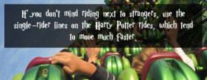 use single rider lines at harry potter world