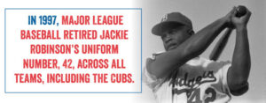 Jackie Robinson's uniform number, 42, was retired across all teams.