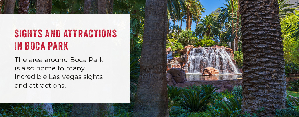 Sights and Attractions in Boca Park
