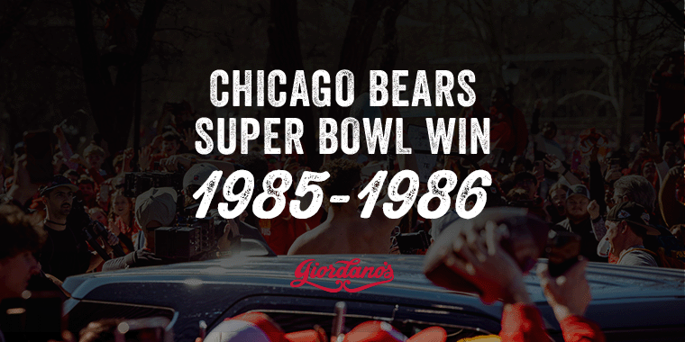 Chicago Bears Super Bowl Win 1985-1986
