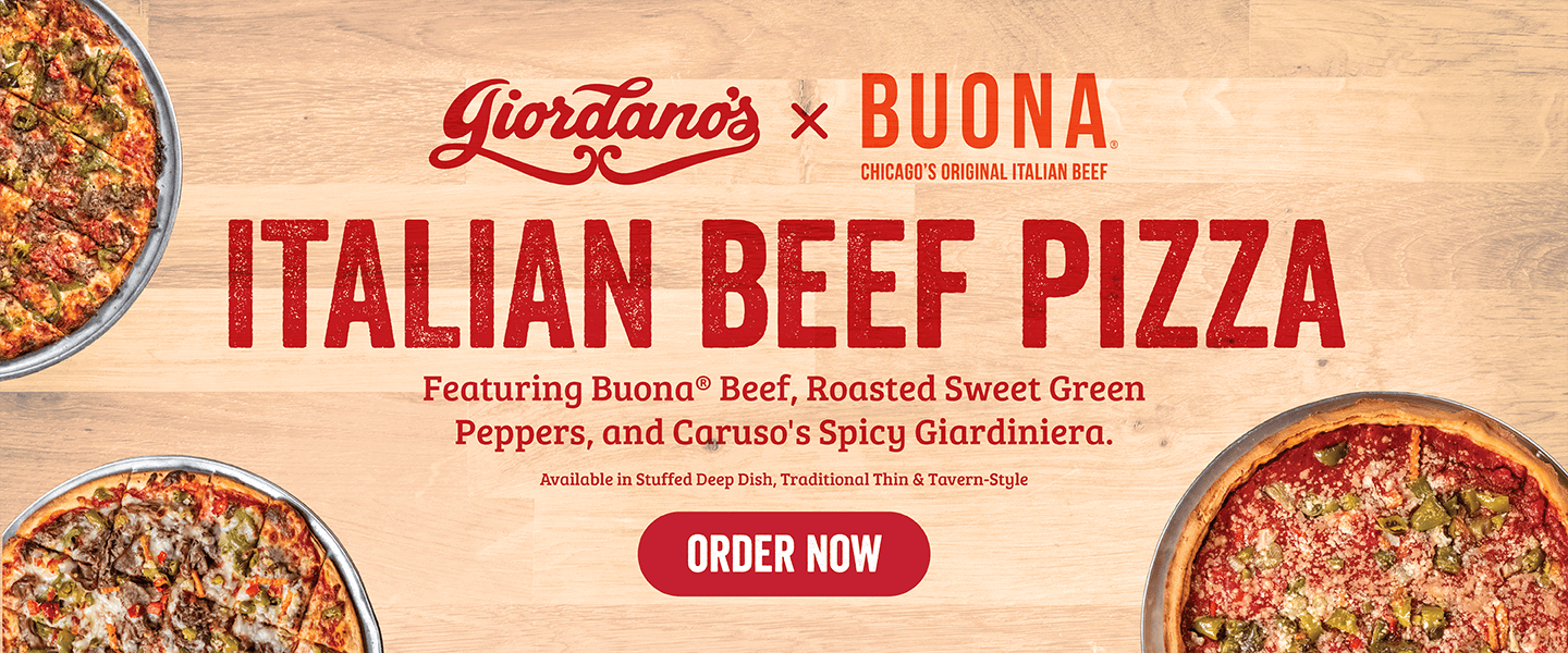Giordano's X Buona Italian Beef Pizza - Order Now