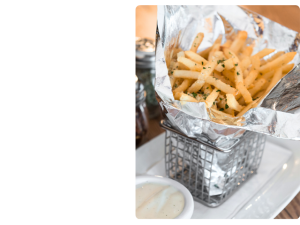75 Points — Free Garlic Parmesan Fries